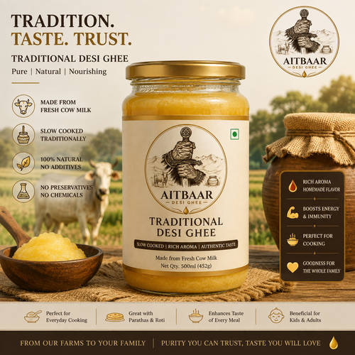 Traditional Desi Ghee – Pure Cow Milk Ghee